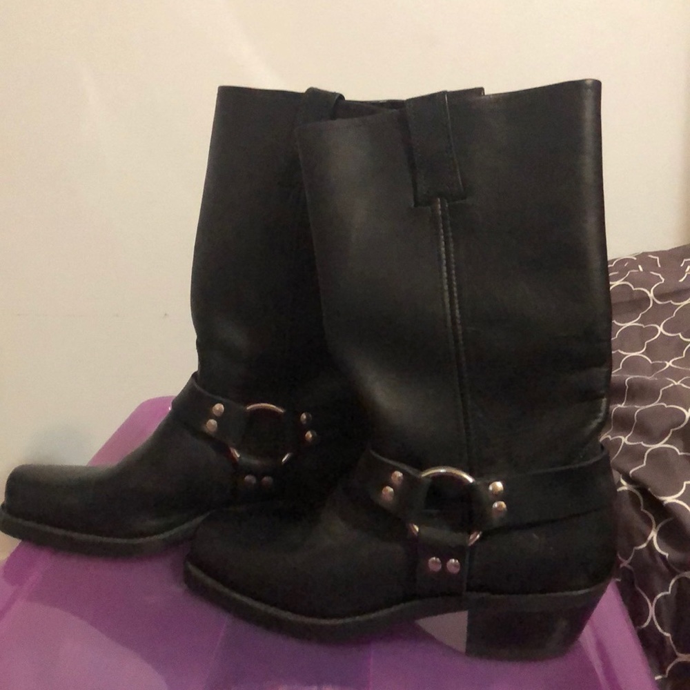 Black Frye boots
